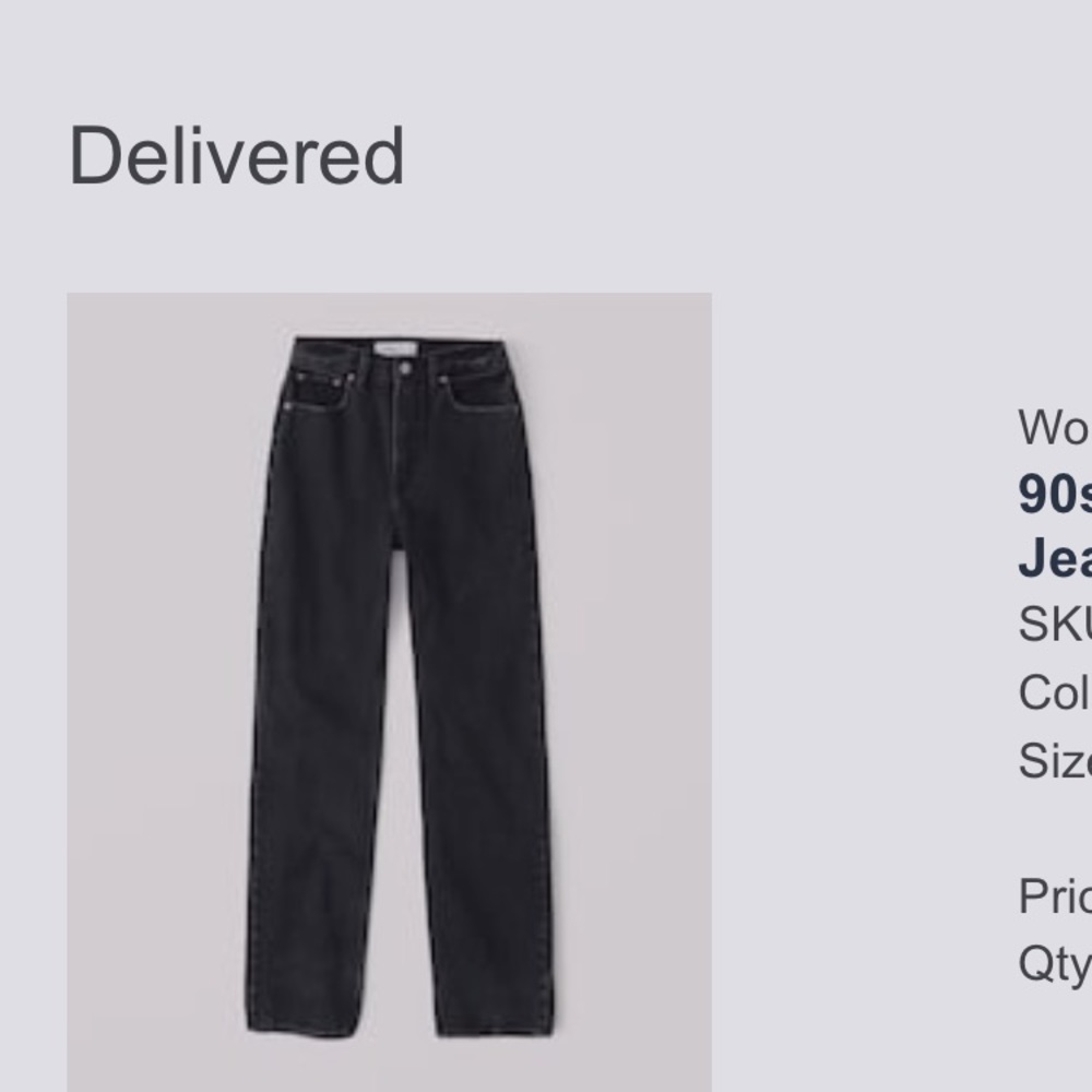 90’s Ultra High Rise Jeans from A&F